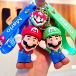 Portachiavi Super Mario In PVC, Personaggio Staccabile, Nuovo Con Etichetta, Regalo Idea - Foto 4