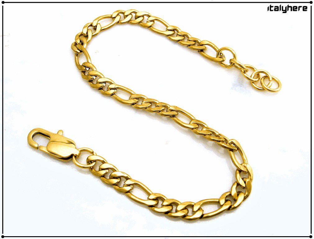 BRACCIALE UNISEX CORDA FUNE IN ORO GIALLO BIANCO E ROSA 18 KT