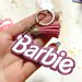 Portachiavi gadget personalizzati Barbie regalino compleanno festa