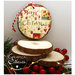 Addobbo natalizio in legno con decoupage renna 