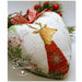 Decorazione natalizia cuore con renna