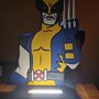 SoftLight "Wolverine" - Lampada in legno dipinta a mano