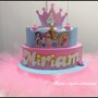 Torta scenografica Principesse   ❤️Personalizzata 