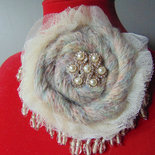 Spilla Fiore In Resina Rossa – Elegante Accessorio Per Abiti, Regalo Per Natale E San Valentino