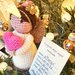 Angelo con cuore decorazione natalizia regalo bomboniera portafortuna fatto a mano