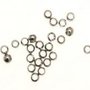 100 schiaccini 2 mm. argento - nikel free