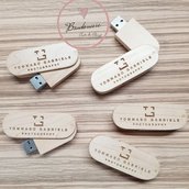Chiavetta USB personalizzabile per foto matrimonio comunione battesimo