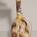 Piccola borsa/sacchetta con coulisse e moschettone a tema "girasole"