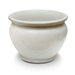 Porta vaso in ceramica di Castelli bianco diametro. cm 30 altezza cm 23