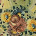 Vassoio in ceramica di Castelli dipinto a mano cm 24x24
