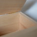 Scatola in legno massello di faggio cm 14x9x7