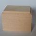 Scatola in legno massello di faggio cm 9x6,5x6,5