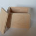 Scatola in legno massello di faggio cm 9x6,5x6,5