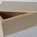 Scatola in legno massello di faggio cm 15,5x9,5x6,5