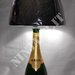 Lampada Bottiglia Champagne Krug arredo design idea regalo riciclo riuso