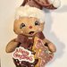 Natale - pallina gingerbread con albero di natale