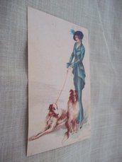 Cartolina augurale - Riproduzione da originale d'epoca