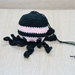 amigurumi polpo polipo rosa nero squadra calcio palermo