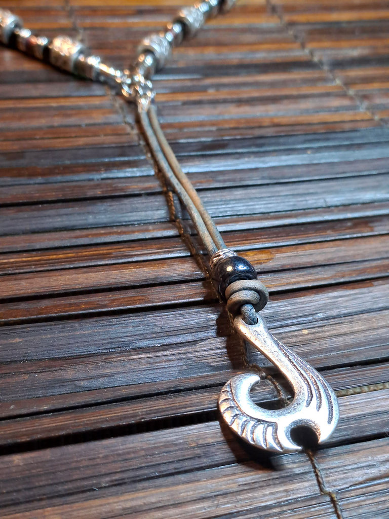 YFN Collana theriana in argento sterling lupo theriano ciondolo