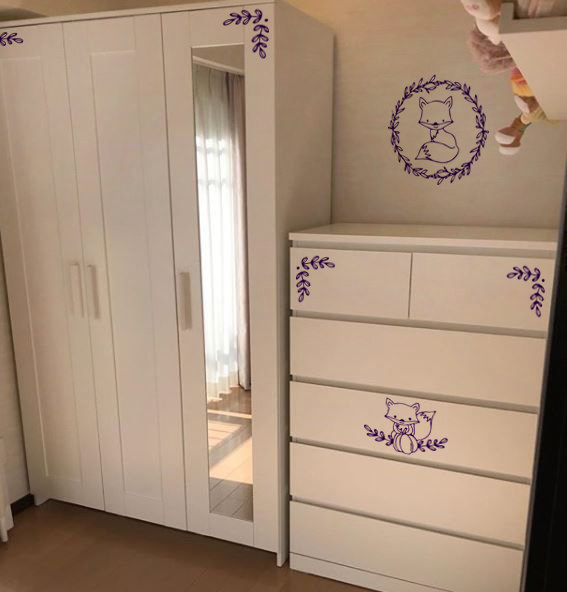 Adesivi Murali Animali Per Cameretta - Leone, Elefante, Zebra 30x90cm - Foto 10