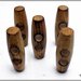 Bottoni per alamari in legno di faggio italiano mm.40 vintage - 10 pezzi