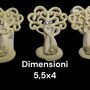 Multistampo stampo 3 sposini albero della vita in gomma siliconica professionale da colata