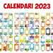 Calendari 2023 personalizzati con foto - n. 3 pz. f.to cm 21x31,5 circa