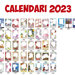 Calendari 2023 personalizzati con foto - n. 3 pz. f.to cm 21x31,5 circa