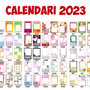Calendari 2023 personalizzati con foto - PDF