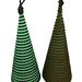 Albero di Natale Luminous green in corda di cotone 100% - Verde Oliva