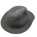 Cappello Fedora in corda di cotone 100% - Antracite