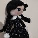 Mercoledi Addams amigurumi