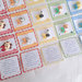 Card Art compleanno animali giungla quadrate smerlate multicolor etichette segnaposto