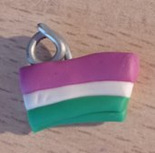 Ciondolo bandiera LGBTQIA+ persone queer