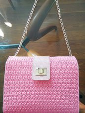 Borsa elegante rosa