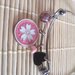 Braccialetto handmade bigiotteria semirigido stile giapponese Pendente Sakura cuore acciaio