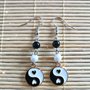 Orecchini handmade bigiotteria stile giapponese yin-yang tao 