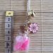 Collana lunga handmade bigiotteria petali di ciliegio campanello Sakura 