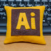 Cuscini con icone di Adobe (8 pezzi), 8 cm x 8 cm