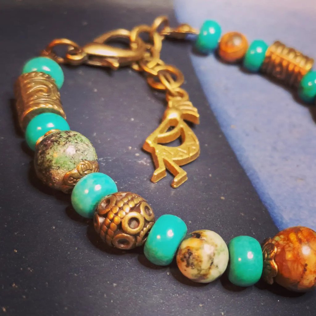 Perline Di Pietra Naturale All'ingrosso Perline Quadrate Piatte - Foto 5