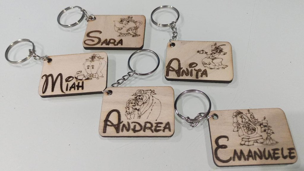 Portachiavi Personalizzato In Legno Di Noce – Incisione Artigianale, Regalo Unico Fatto A Mano (Germania)