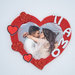 Portafoto a forma di cuore per San Valentino, 9 cm x 8 cm