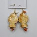 ORECCHINI PENDENTI con pigna in ceramica siciliana di Caltagirone, orecchini estivi, orecchini in ceramica, orecchini originali,