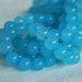 Parure collana e orecchini pendenti con perle da 10 mm di autentica acquamarina naturale chakra cristalloterapia