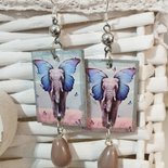 VONALA Orecchini a forma di animale, da donna, in argento Sterling 925, con luna, coniglio/volpe/gatto/panda/koala, orecchini a goccia, ipoallergenici, per Natale, compleanno, regalo per donne e
