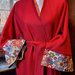 giacca kimono in pile