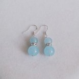 Kim Johanson – Set di perle * Susi* in argento Sterling 925 con vere perle d 'acqua dolce viola collana & orecchini con sacchetto regalo