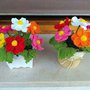 Inserzione per Barbara - 5 vasetti fiori e 1 collana 
