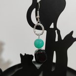 Orecchini A Palla In Giada Verde Naturale Con Post In Argento 925 - Borchie Da Donna, Ipoallergenici, 0,6 Cm - 2