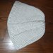 Cappello unisex di lana con treccia fatto ad uncinetto 